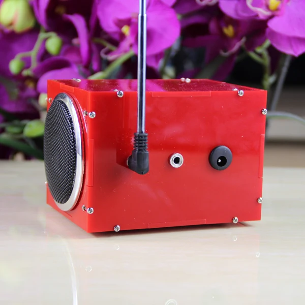CLAITE DIY Мини AUX радио MP3 многофункциональный bluetooth беспроводной маленький