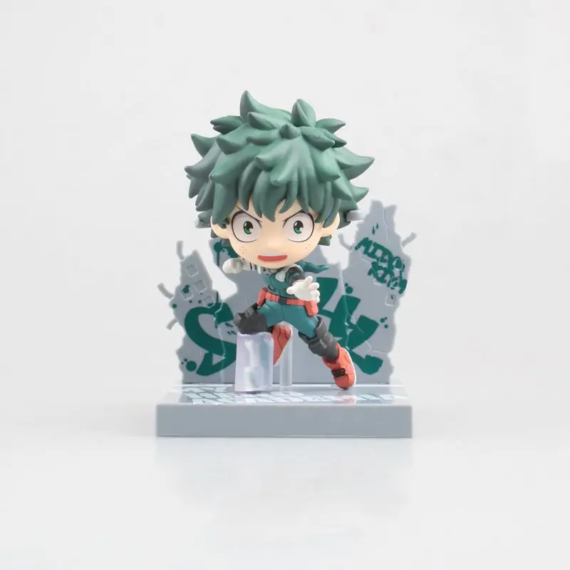 10 см японский аниме My Hero Academia фигура Q версия Deku Katsuki Bakugo Todoroki Shoto ПВХ Декор игрушки