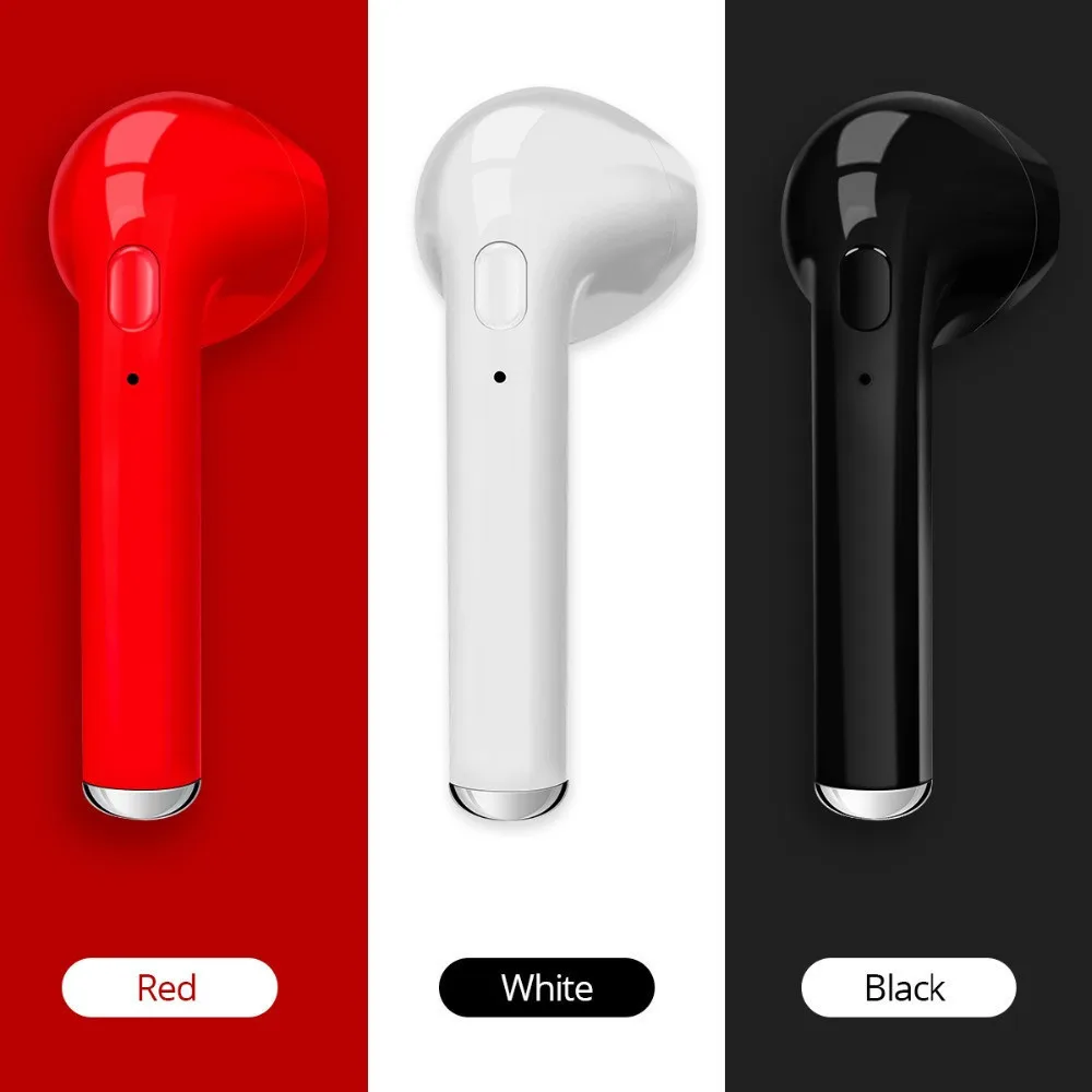 

Factory Sale Quality Tws I7 Wireles Bluetooth Earphones In Ear Headset Stereo Bass Invisible With Mic Single/Pair Sport Earphone