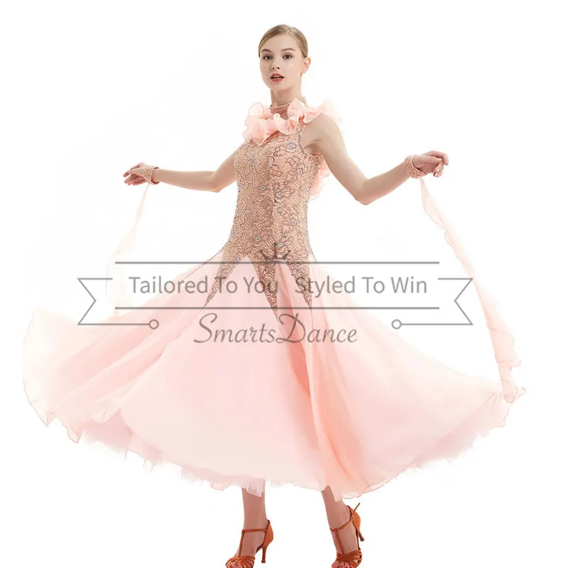 

Lady NEW Ballroom Competition Dance Dress Modern Waltz Standard Latin Dress Free Shipping