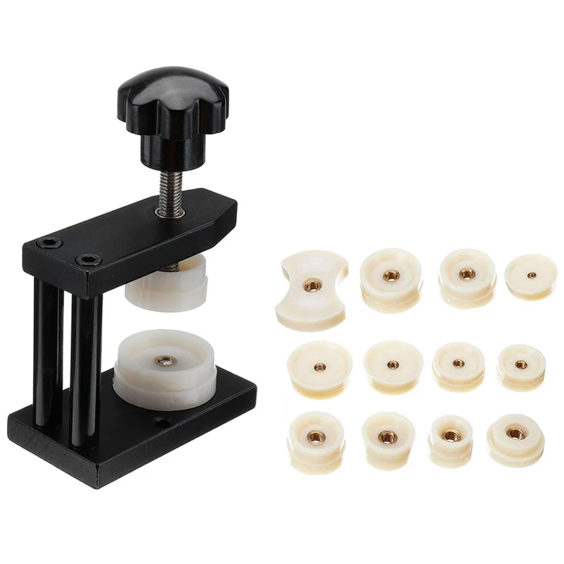 

Watch Case Press Dies Watch Crystal Front Back Case Cover Screw Press Presser Close Watchmakers Repair Kit Tools