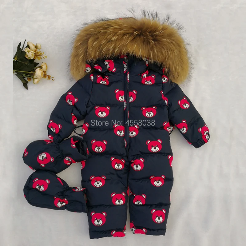 

2017 Children's Thicken Winter Coat Girls Cute Printing Warm Coats Girl Winter Cotton Cartoon Hooded Outerwear Kids Clothes