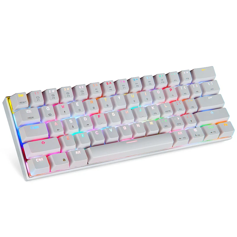 MOTOSPEED CK62 клавиатура Bluetooth/USB двойной режим механическая с RGB подсветкой игровая