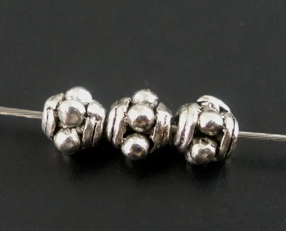 

300PCs Antique Silver Starfish Spacers Beads 3x3mm (B02237)