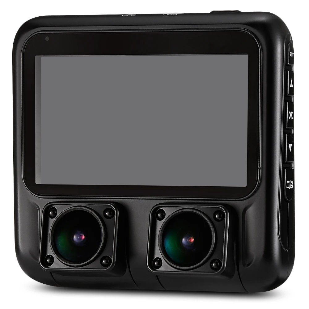 X100 1080 P 3 дюйма вождение автомобиля Регистраторы две камеры gps цикл записи WDR