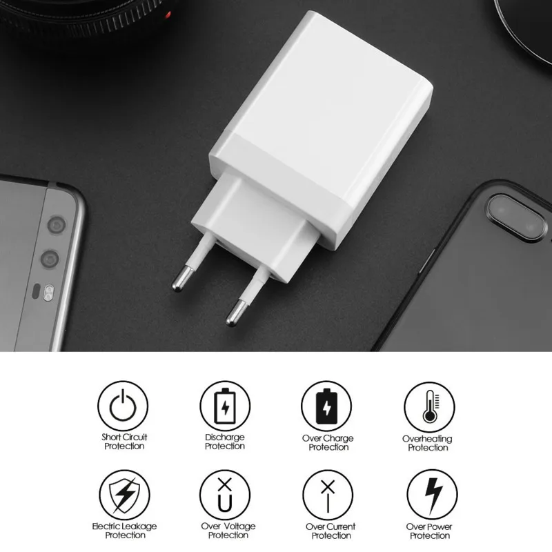 Usb type-C PD зарядное устройство адаптер для Apple MacBook/iPhone X/ iPad type-c USB-C PD Быстрая зарядка 18 Вт стены/путешествия зарядное устройство адаптеры