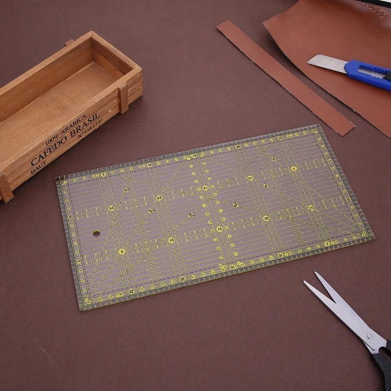 Модная линейка для резки многоцелевой Лоскутная тканевая стеганая Diy дизайн