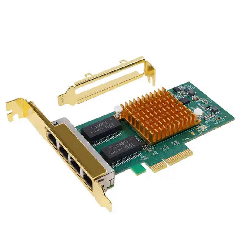 

Orico 4 Port Network Card Gigabit Ethernet Pci-Express Network Card 1000M Pcie Rj45 Intel I350 Chip Lan Adapter For Pc Desktop