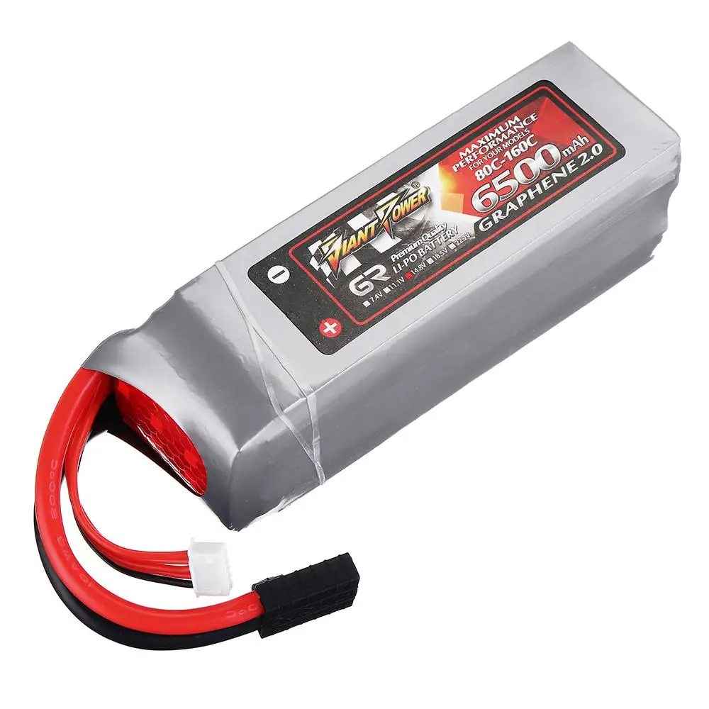 POWER GRAPHENE 2.0 14.8V 6500mah 80C 4S Lipo Battery for Traxxas 1:5 X-Maxx RC Car Spare Part DIY Accessories | Игрушки и хобби