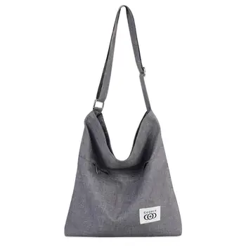 

Shoulder Bag Large-Capacity Simple Canvas Fashion Wild Female Bag Women's Tote Fashion Casual Canvas Handbag Crossbody Bag