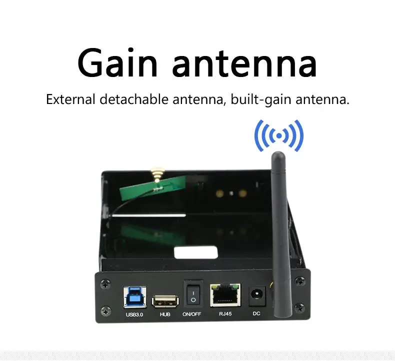 EastVita RJ45 футляр для внешнего жесткого диска Nas Wifi антенна беспроводной Sata Usb 3 0 HDD
