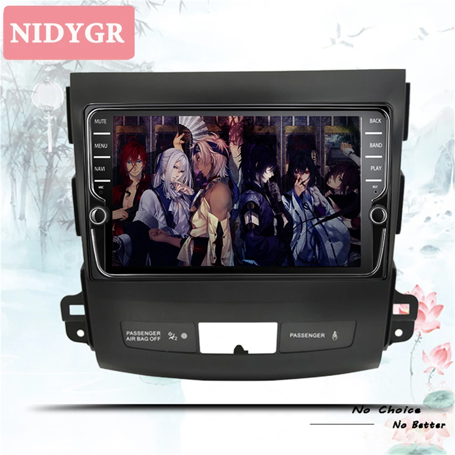 Android 10.0 car dvd radio player for multimedia Mitsubishi Outlander 2008-2014 for Peugeot 4007 Citroen Crosser 4G LTE Carplay