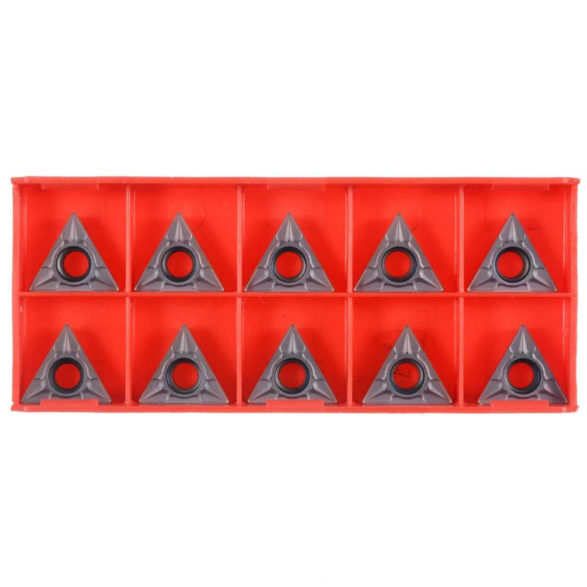 

10pcs TCMT16T304 VP15TF Carbide Inserts Tungsten Steel Lathe Turning Tools Insert Set with Box