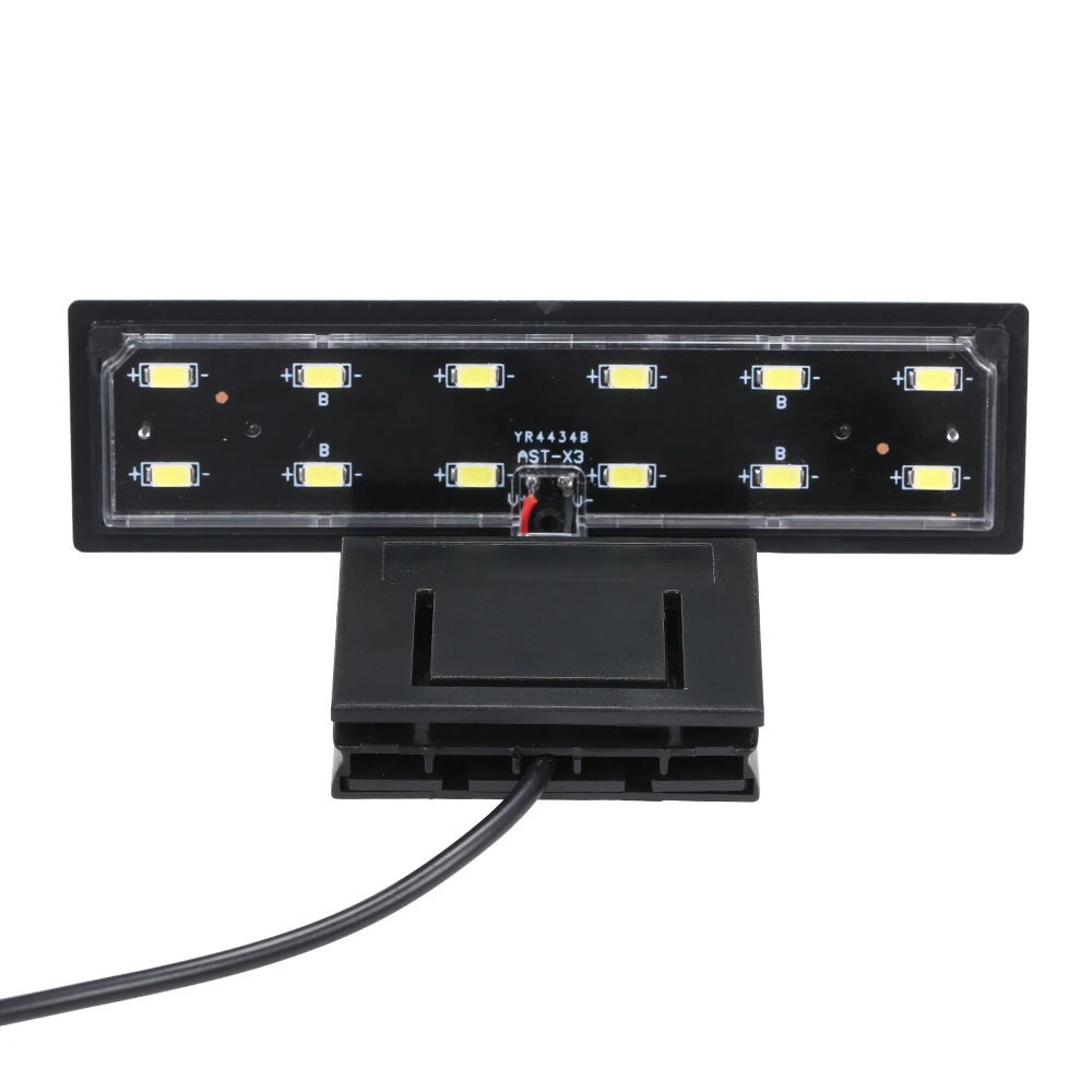 

White Light Portable EU PLUG AC220V 5W 12 LED Aquarium Light Fish Jar Lamp