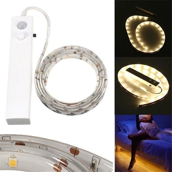 

Wireless Motion Sensor LED Strip Light Under Cabinet Light Bed Night Light 1M 2M 3M Tape Night Lamp