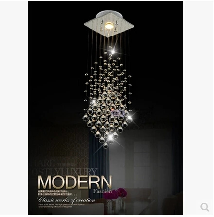 

European Led Chandelier Led Lamps Living Room Chandeliers Bedroom Led K9 Crystal Chandeliers Led Lustre Light For 90-260v