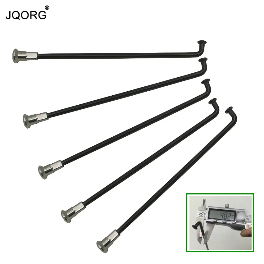 28 Pieces A Lot 8g 4.0mm Motorcycle Spokes Ed Black Surface Black Color