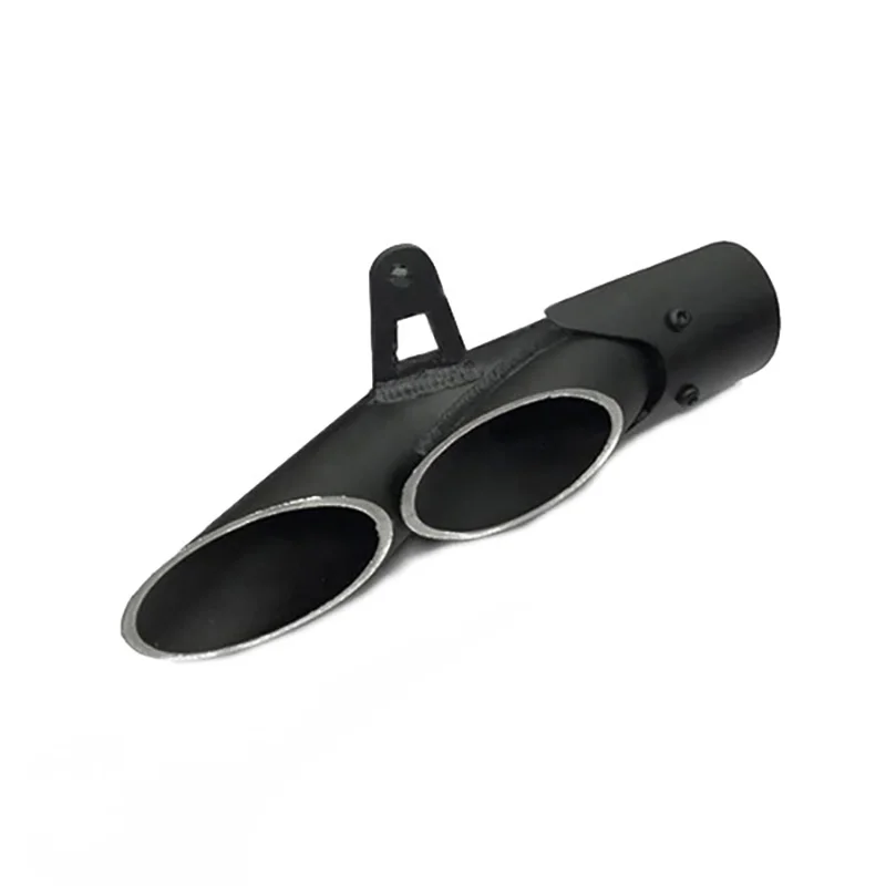 

Universal Black Rustproof Dual-Outlet Motorcycle Part Tail Components Exhaust Pipe Modification Accessories