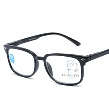 NYWOOH многофокальные прогрессивные очки для чтения женщин и мужчин анти синий светильник, очки для пресбиопии диоптрий+ 1,0 4,0