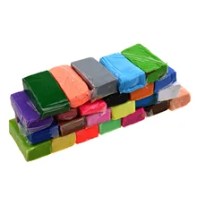 Смешанный цвет 24 мягкие Sculpey Выпекание в печи Полимерная глина моделирование литье блок