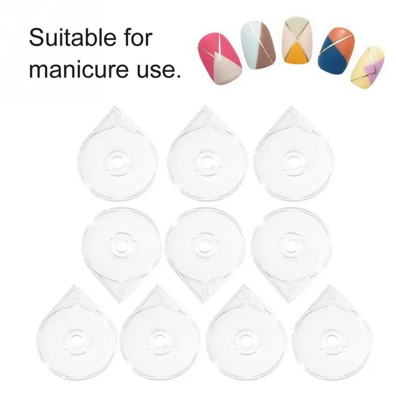 

Nail Art Striping Tape Line Empty Case Tools Sticker Box Holder Portable Dispenser Holder Manicure Sticker Roller Case Accessory