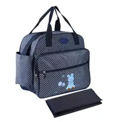 Мультифункциональный принт Детские Пеленки сумки большой емкости Материнство Мумия подгузник сумка-мессенджер сумка для коляски