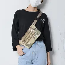 Пара Для женщин Для мужчин Повседневное Камуфляжный пояс сумка унисекс для мальчиков и девочек дорожные Фанни пакеты спортивный Чехол-сумочка для телефона для бега Открытый Поясные сумки