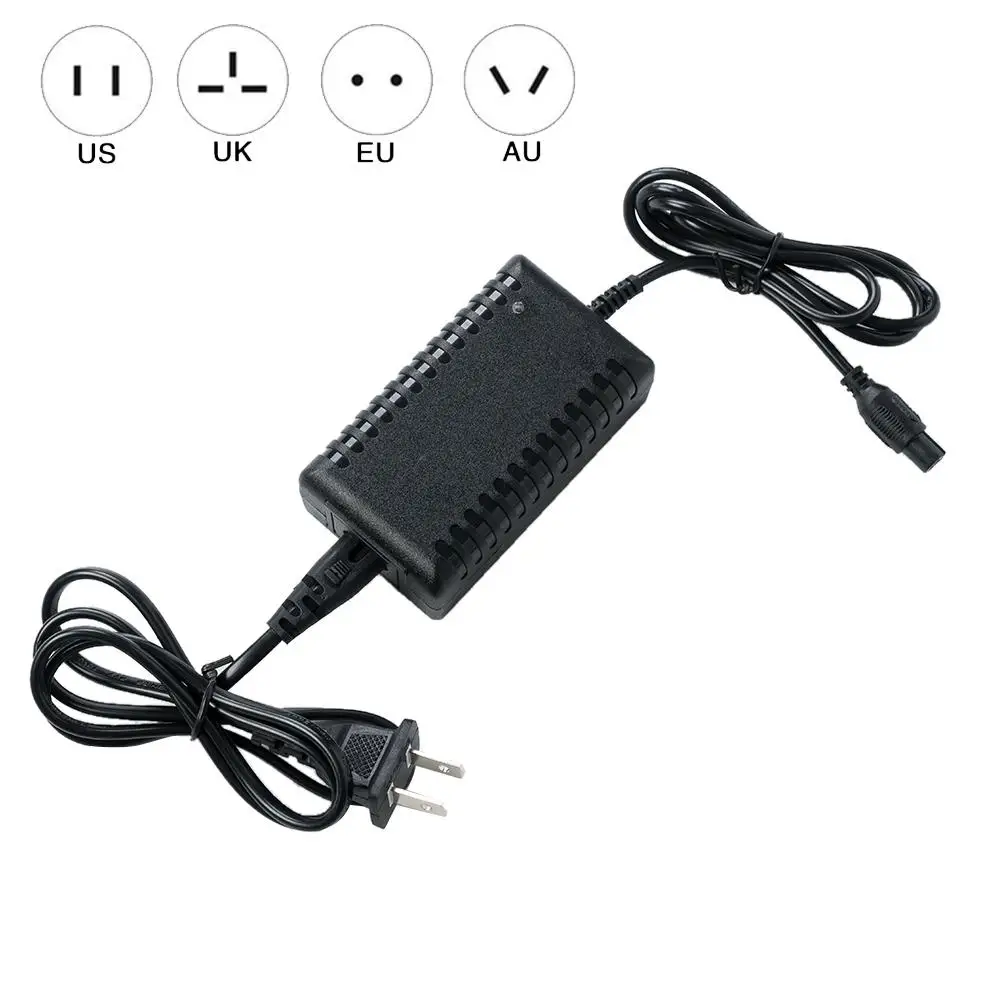 

Portable 42V 2A Electric Scooter Charger Two Wheel Balance Car Power Charger Adapter for 36V Lithium Battery