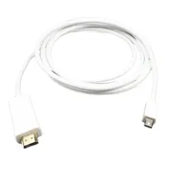 Горячая AMS-новый от мужчины к мужчине 1,8 м Mini DP к HDMI кабель мини дисплейный порт для интерфейса Thunderbolt к HDMI адаптер для Macbook Pro Air Для iMac