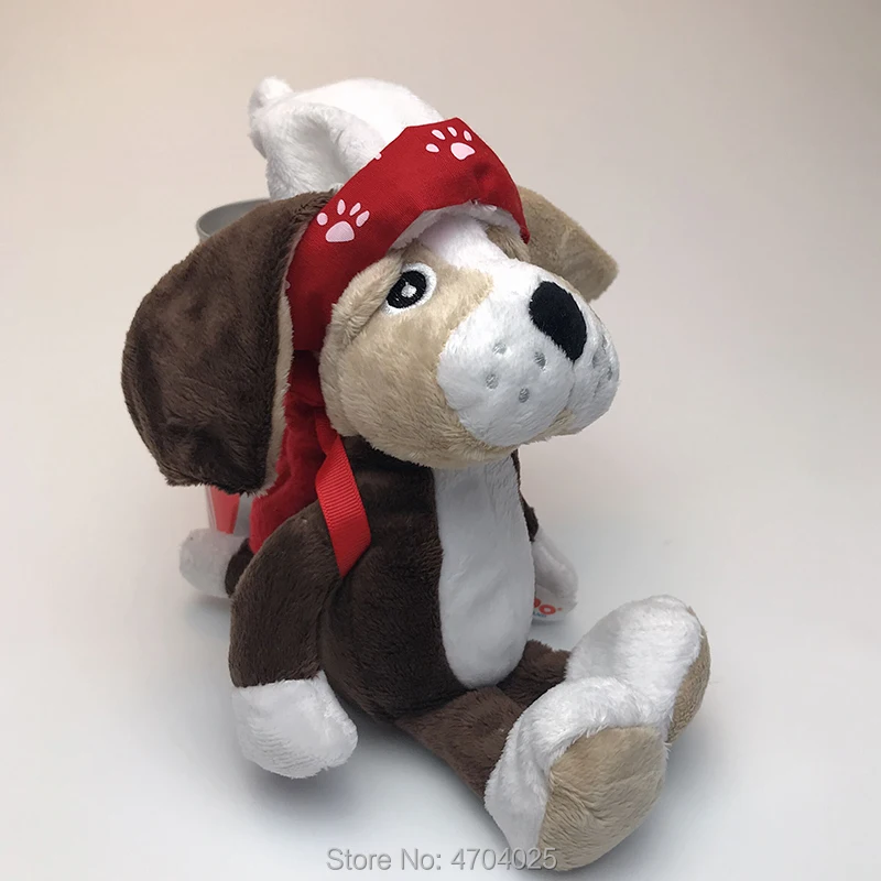 kris kringle stuffed dog