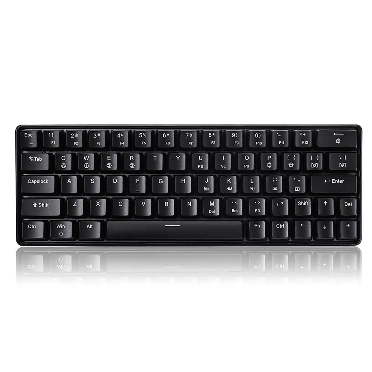 Механическая игровая клавиатура Geek GK64 64 переключатель Gateron с горячей заменяемой