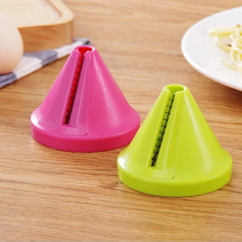 

Funnel Model Portable Stainless Steel Multifunction Manual Radish Cutter Spiral Slicer Vegetable Shred Device Kitchen Gadgets