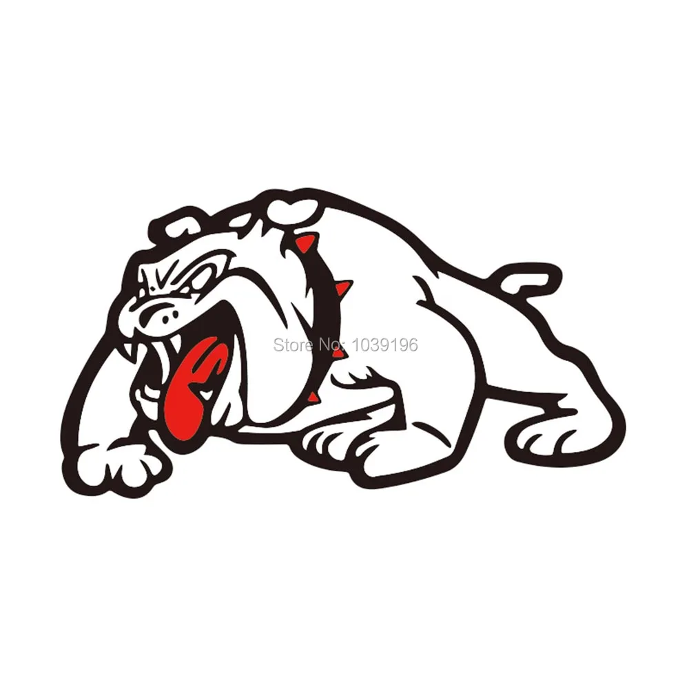 

Funny Lovely Car Styling Angry English Bulldog Auto Decal Cartoon Decorative Car Sticker Bumper Body Decal Pattern Vinyl