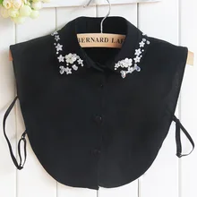 Dickie/Детская рубашка с кристаллами Dickie, Корейская декоративная рубашка с воротником, съемная женская одежда