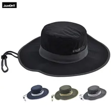 JAMONT для мужчин и женщин водонепроницаемый нейлоновый ковш шляпа быстросохнущая широкополый кепи Gorro для рыбалки Пешие прогулки весна лето шляпа для защиты от солнца