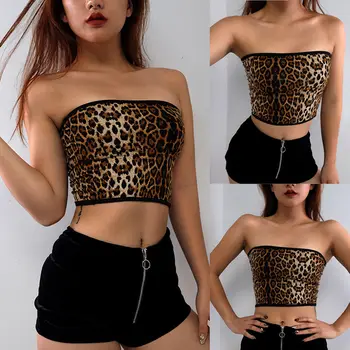 

Sexy Fashion Womens Club Tank Tops Leopard Print Vest Popular Blouse Camisole