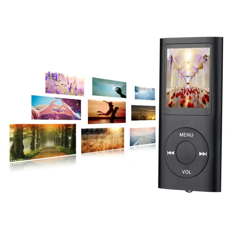 IPod style Портативный 1," lcd MP3 MP4 музыкальный видео медиаплеер fm-радио стабильное использование для зарядки fm-радио музыка домашняя фото спорт