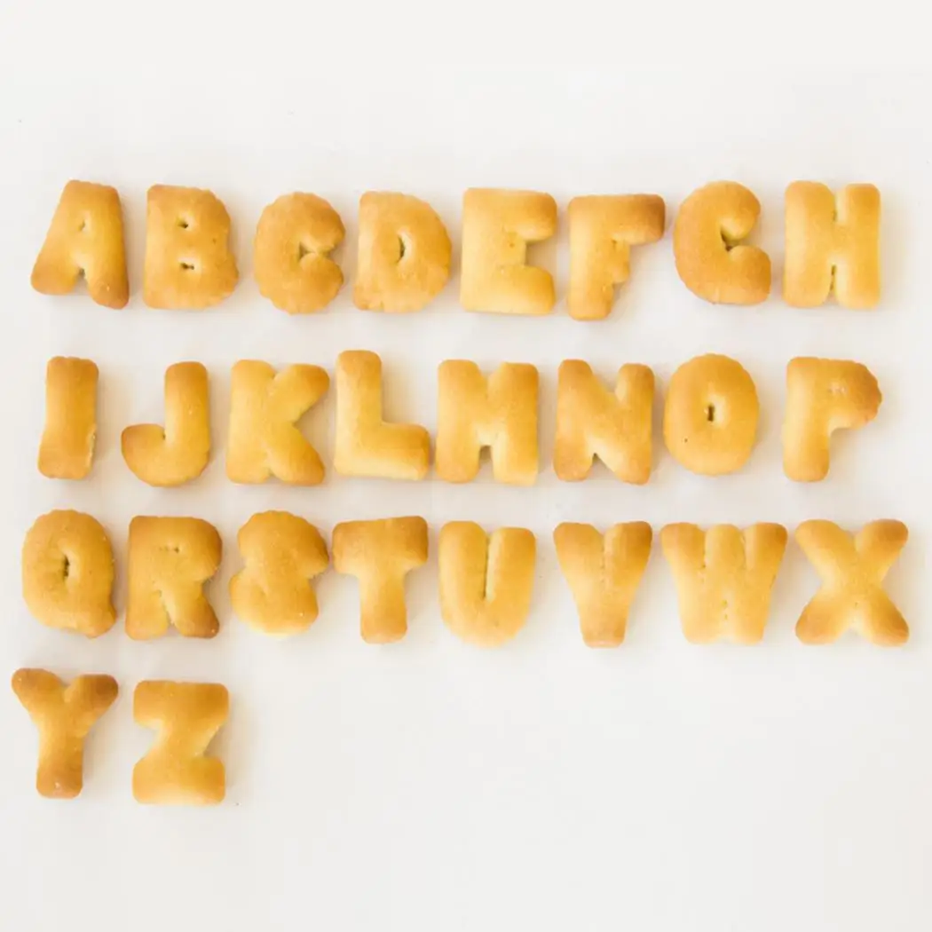 DIY Форма для выпечки 26 букв бисквитная Серебряный набор резак из нержавеющей