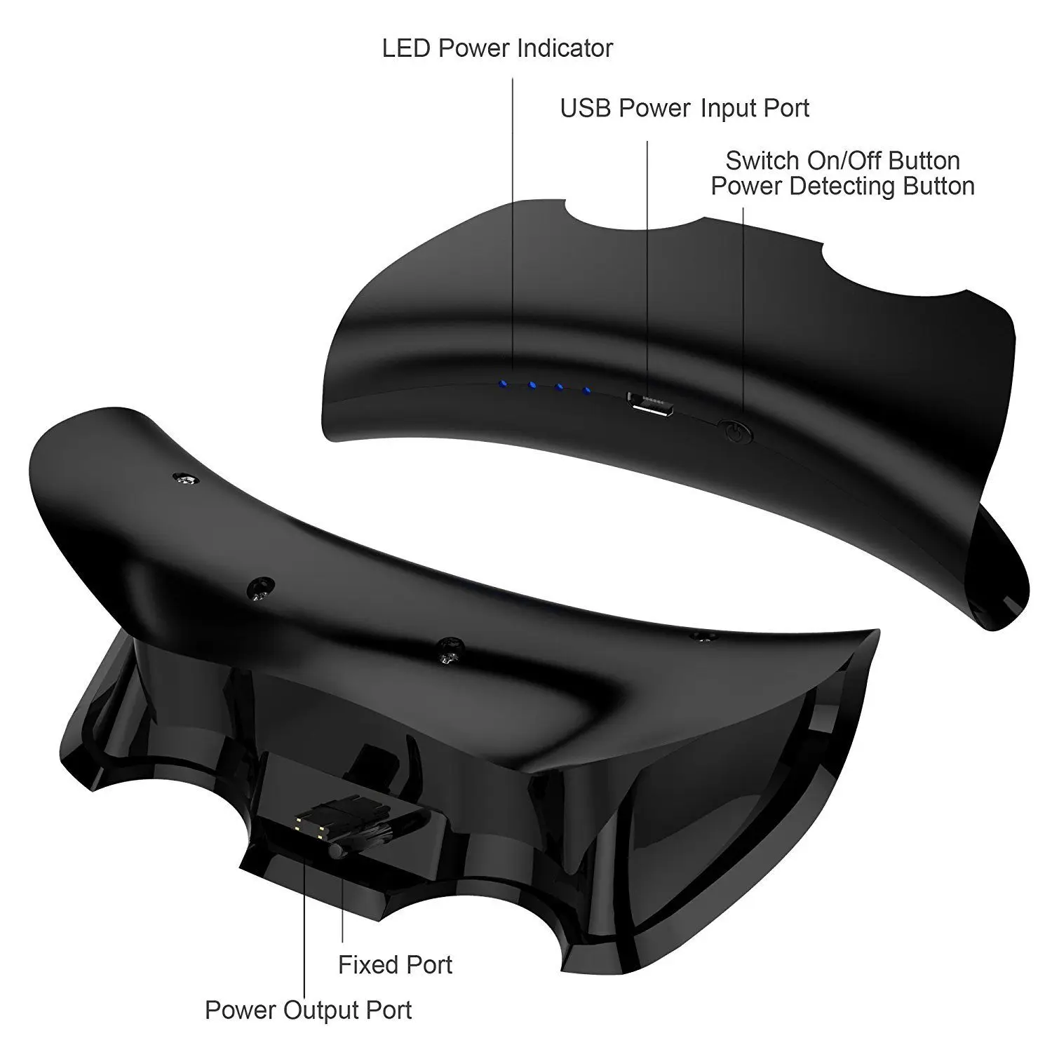 OSTENT портативная аккумуляторная батарея блок питания адаптер для sony PS4/Slim/Pro беспроводной контроллер