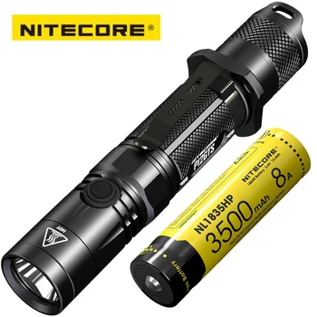 

NITECORE P12GTS 1800LM CREE LED Ultra Compact Tactical Flashlight +Rechargeable 18650 Battery Pocket EDC Outdoor Hunting camping