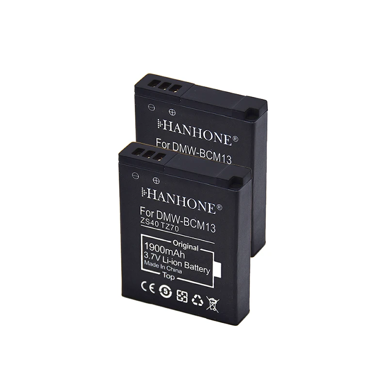 2 шт. 1900 мАч DMW BCM13E BCM13 батарея для Panasonic Lumix ZS40 TZ60 ZS45 TZ57 ZS30 ZS50 TZ70 ZS27 TZ37 TZ41 DMC
