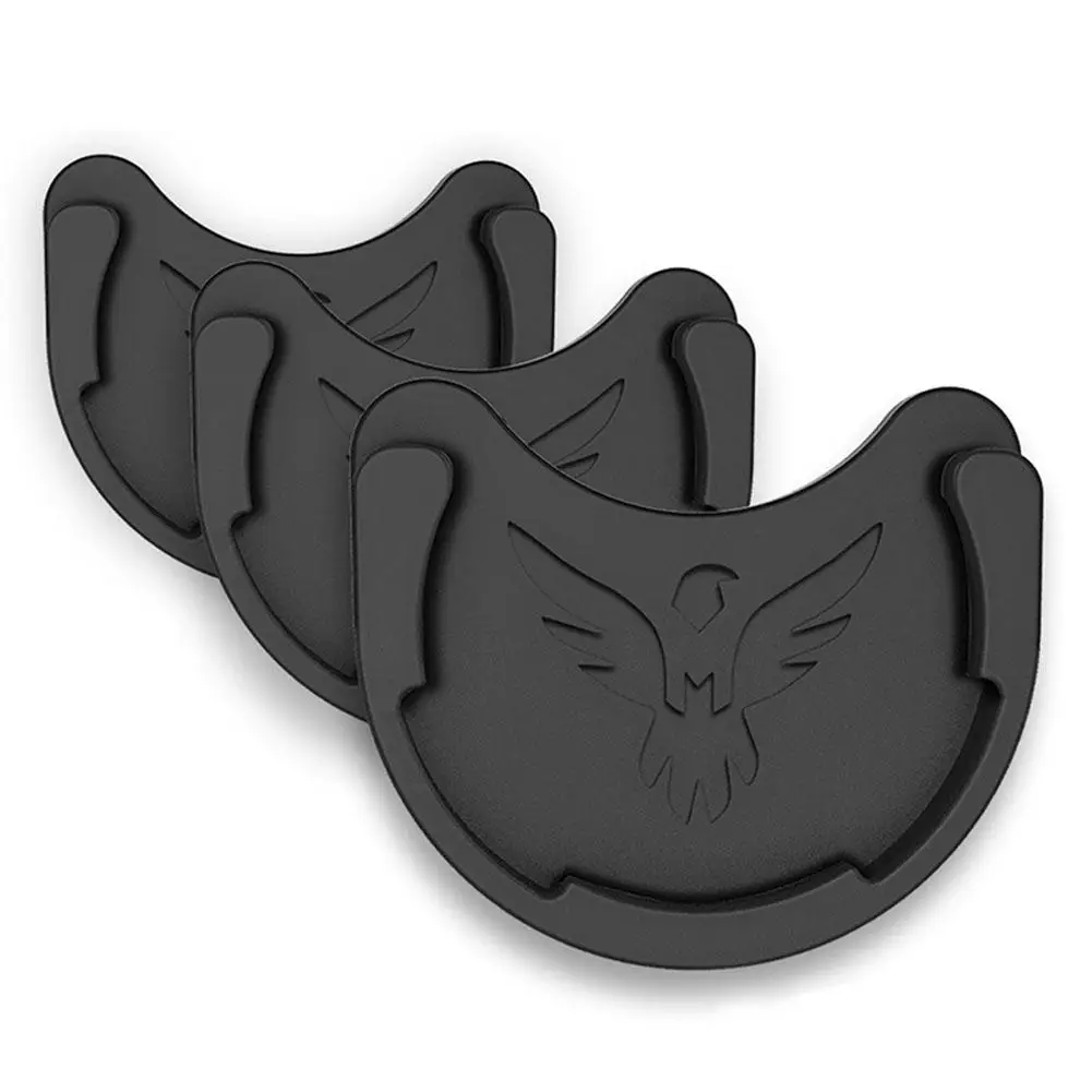 

3Pcs Silicone Stand Car Phone Mount Holder For Pop Up Grip Most Durable Dashboard Sticker Durable Silicone Black Phone Holder