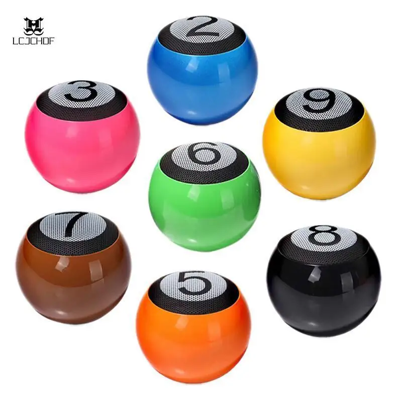 

New Portable Wireless Billiard Loudspeaker Mini Bluetooth Portable Audio with High Quality Sound Effect Loudspeaker for Music