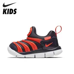NIKE Kids DYNAMO FREE (PS) малыш не скользкий мальчики и девочки повседневная обувь удобные анти-скользкие кроссовки #343938-015