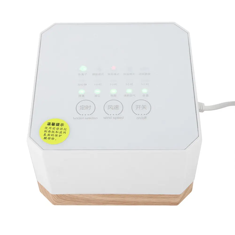 

Portable Mini Air Purifier Quiet Cleaner household mini anion purifier Filter Odor Allergies Eliminator Home and Pets Air Clean