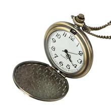 Ретро дизайн Сделано в Америке слова карманные часы автомобиль кулон ожерелье Кварцевые часы в подарок Прямая