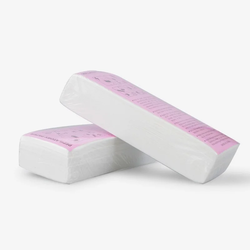 80 Pcs /100pcs Removal Nonwoven Body Cloth Hair Remove Wax Paper Rolls High Quality Hair Removal Epilator Wax Strip Paper Roll