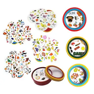 Board Game 2019 New Spot Cards Parent-child Game Card For Children Focus On Training Family Toys Classic Cards Game cartoon