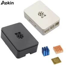 Aokin For Raspberry Pi Case with Aluminum Heatsink Protective Case Cover Box For Raspberry Pi 3 Model B + Plus,pi 3 / 2 Pi 4 4B