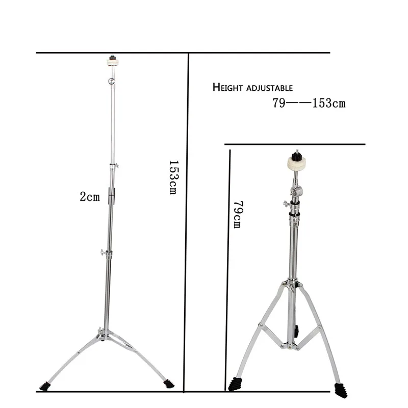 Зебра барабан тарелки Стенд немой держатель из нержавеющей стали треугольник кронштейн поддержка регулируемая высота детали ударного инструмента